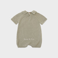 Susu and Cra rompers Susu and Cra Mini Kevin Knit Romper - Mint