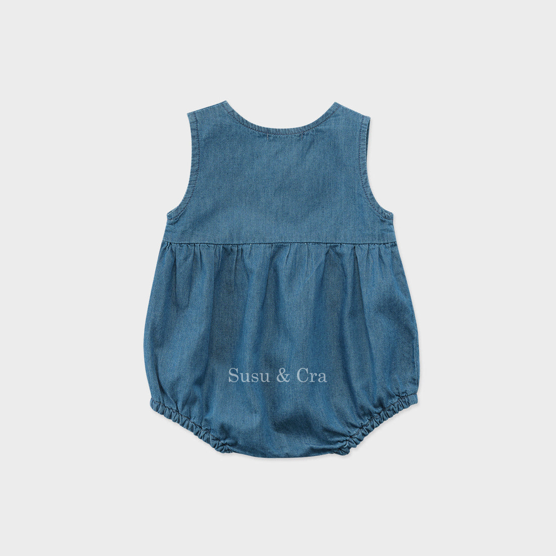 Susu and Cra rompers Susu and Cra Mini Loneiseu Denim Romper