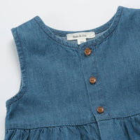 Susu and Cra rompers Susu and Cra Mini Loneiseu Denim Romper