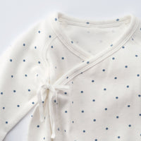 Susu and Cra rompers Susu and Cra Mini Sewell Dot Newborn Gown - White