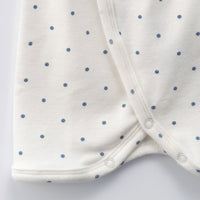 Susu and Cra rompers Susu and Cra Mini Sewell Dot Newborn Gown - White