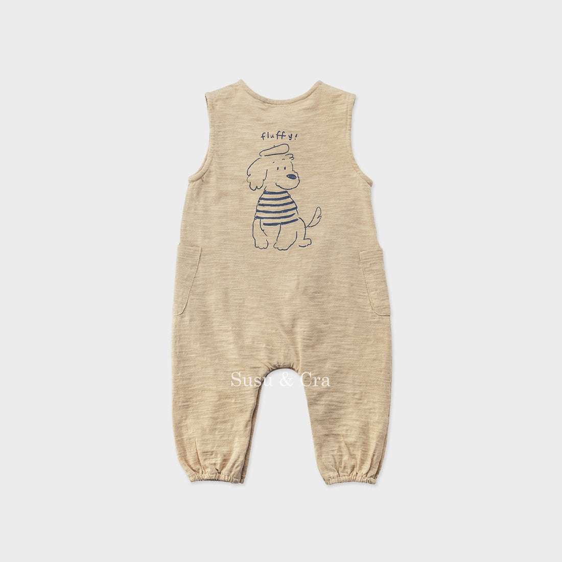Susu and Cra rompers Susu and Cra Mini Vigo Romper - Beige