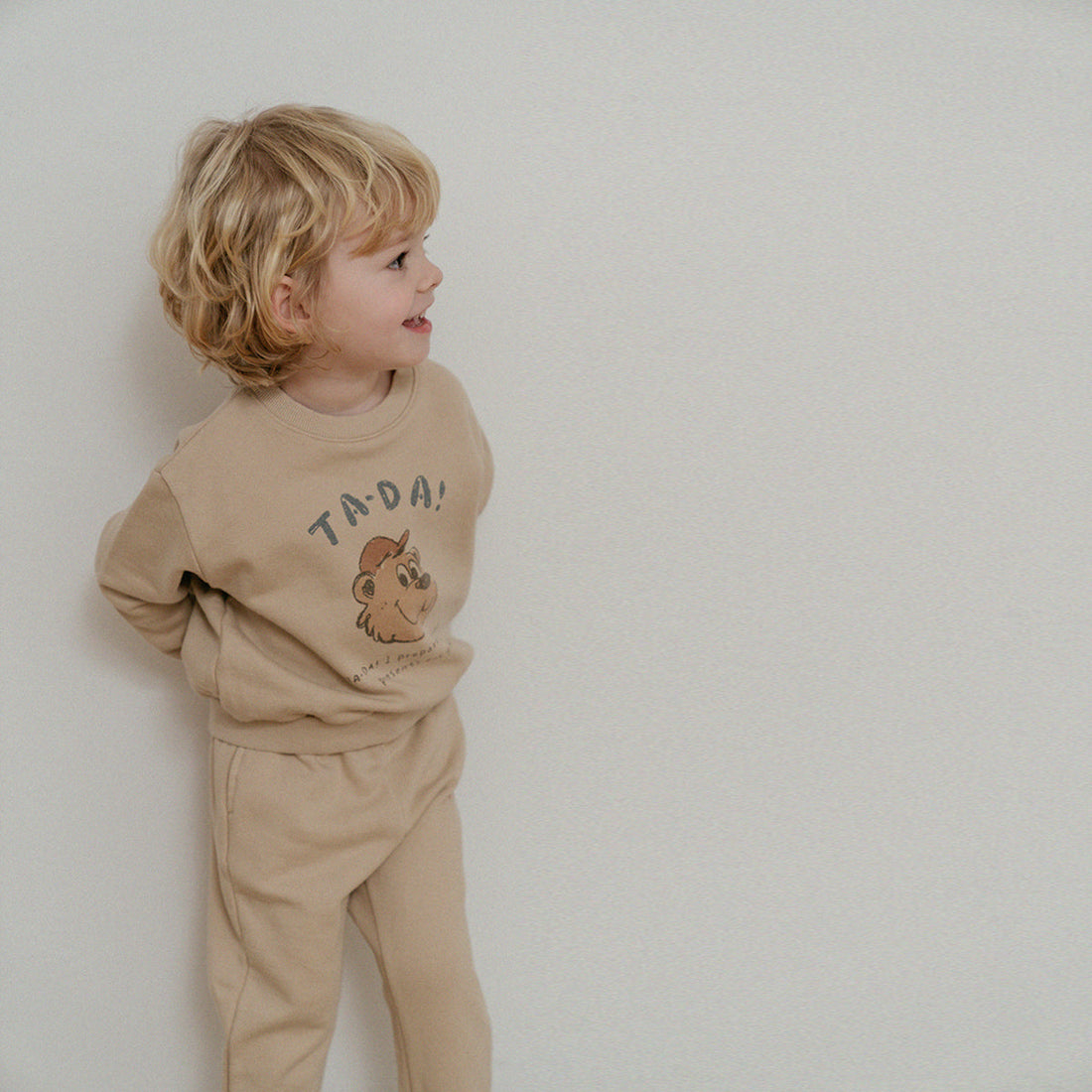 Susu and Cra sets Susu and Cra Bretton Top and Bottom Clothes - Beige