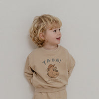 Susu and Cra sets Susu and Cra Bretton Top and Bottom Clothes - Beige