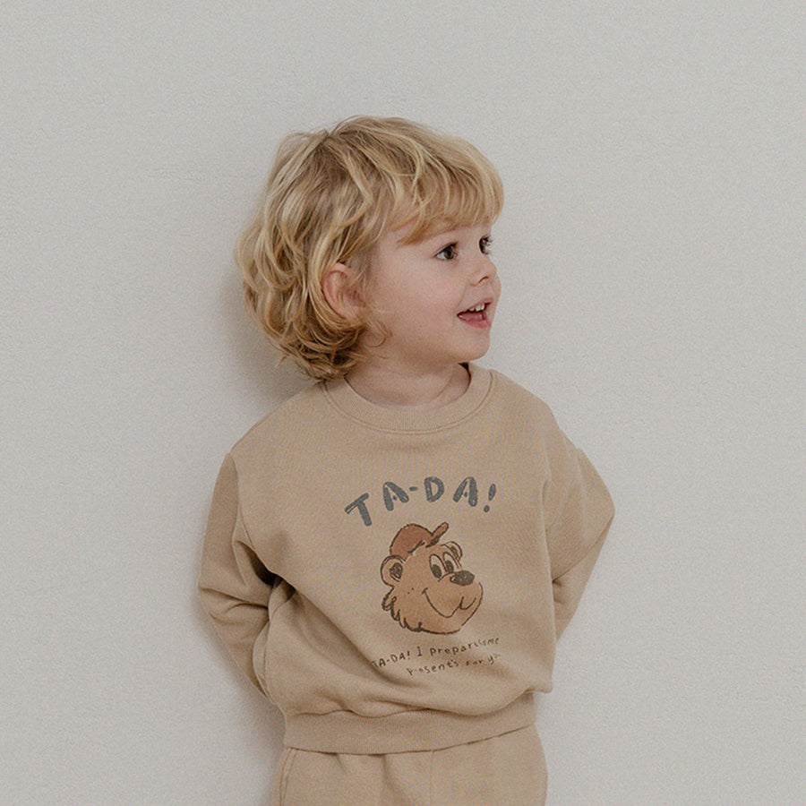 Susu and Cra sets Susu and Cra Bretton Top and Bottom Clothes - Beige