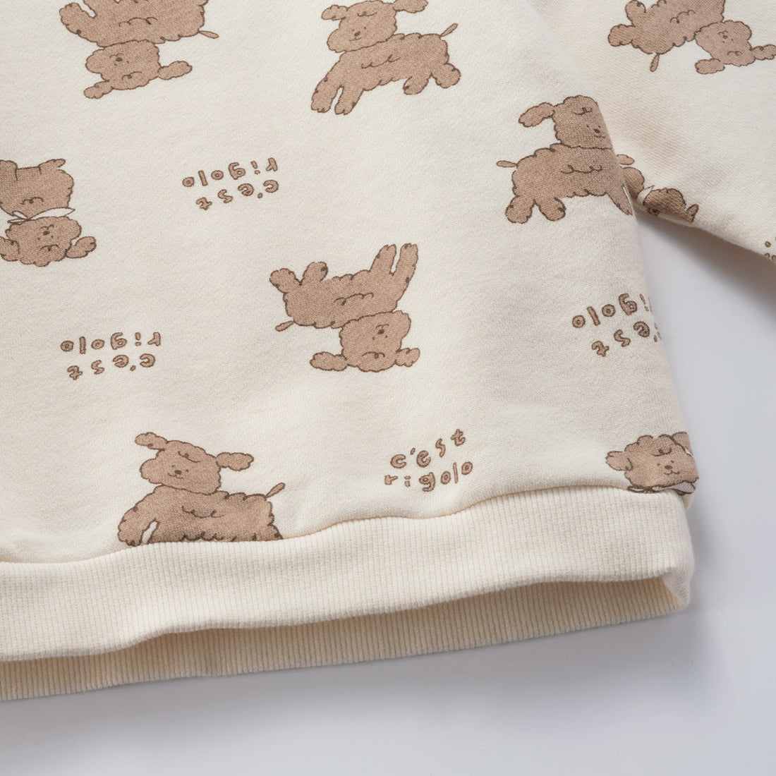 Susu and Cra sets Susu and Cra Chiot Rigolo Set - Cream