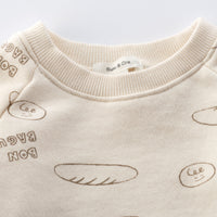 Susu and Cra sets Susu and Cra Mini Baguette Play Top and Bottom Clothes - Cream