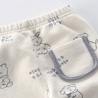 Susu and Cra sets Susu and Cra Mini Rigolo Play Top and Bottom Clothes - White