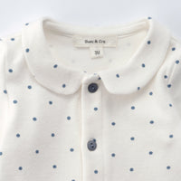 Susu and Cra sets Susu and Cra Mini Sewell Dot Romper Set - White