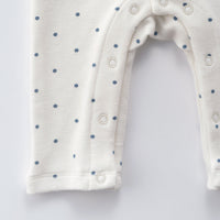 Susu and Cra sets Susu and Cra Mini Sewell Dot Romper Set - White