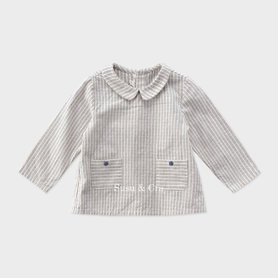 Susu and Cra shirts Susu and Cra Mini Manon Shirt - Blue