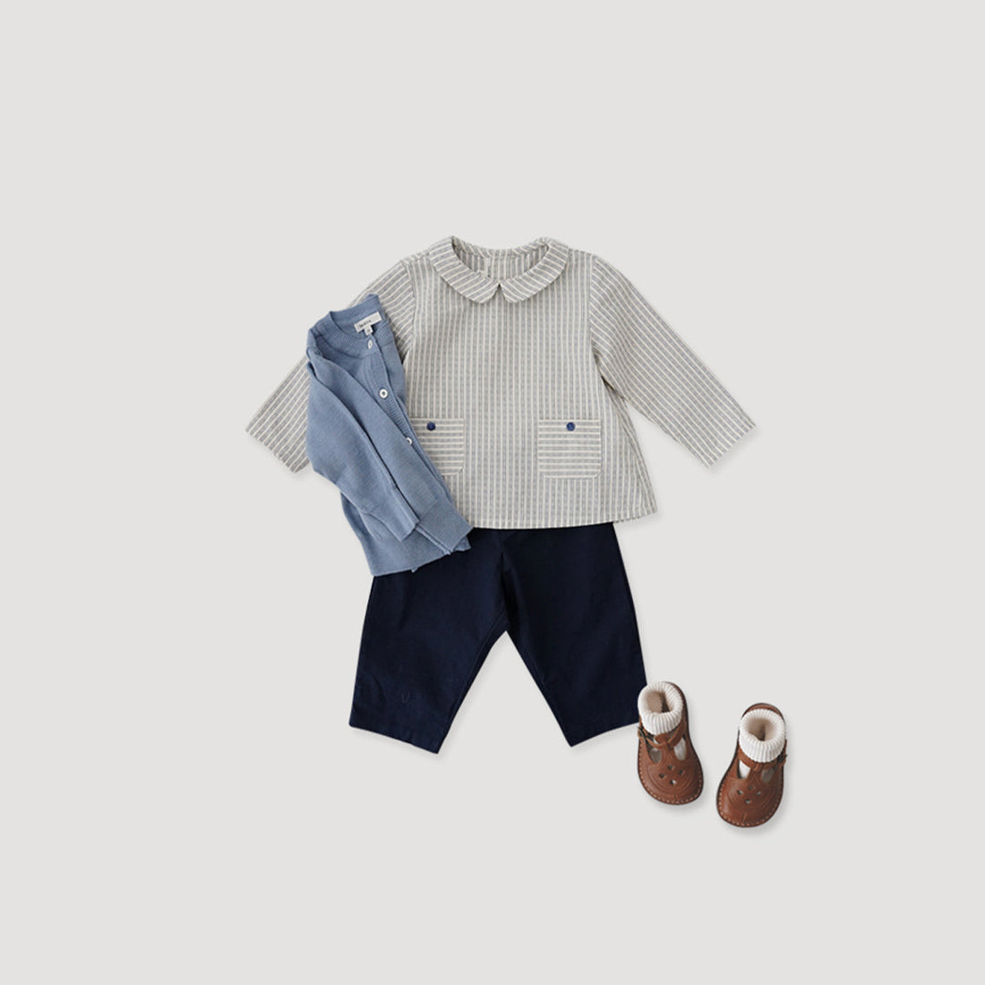 Susu and Cra shirts Susu and Cra Mini Manon Shirt - Blue