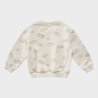 Susu and Cra sweatshirts Susu and Cra Baguette Play Sweatshirt - Cream