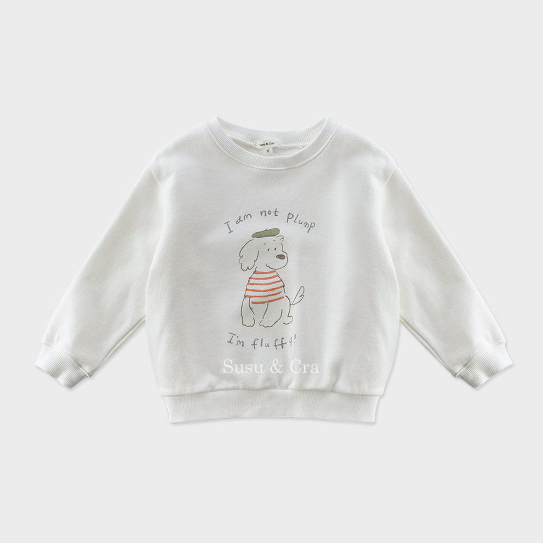 Susu and Cra sweatshirts Susu and Cra Enrique Sweatshirt - White