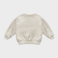 Susu and Cra sweatshirts Susu and Cra Mini Baguette Sweatshirt - Cream