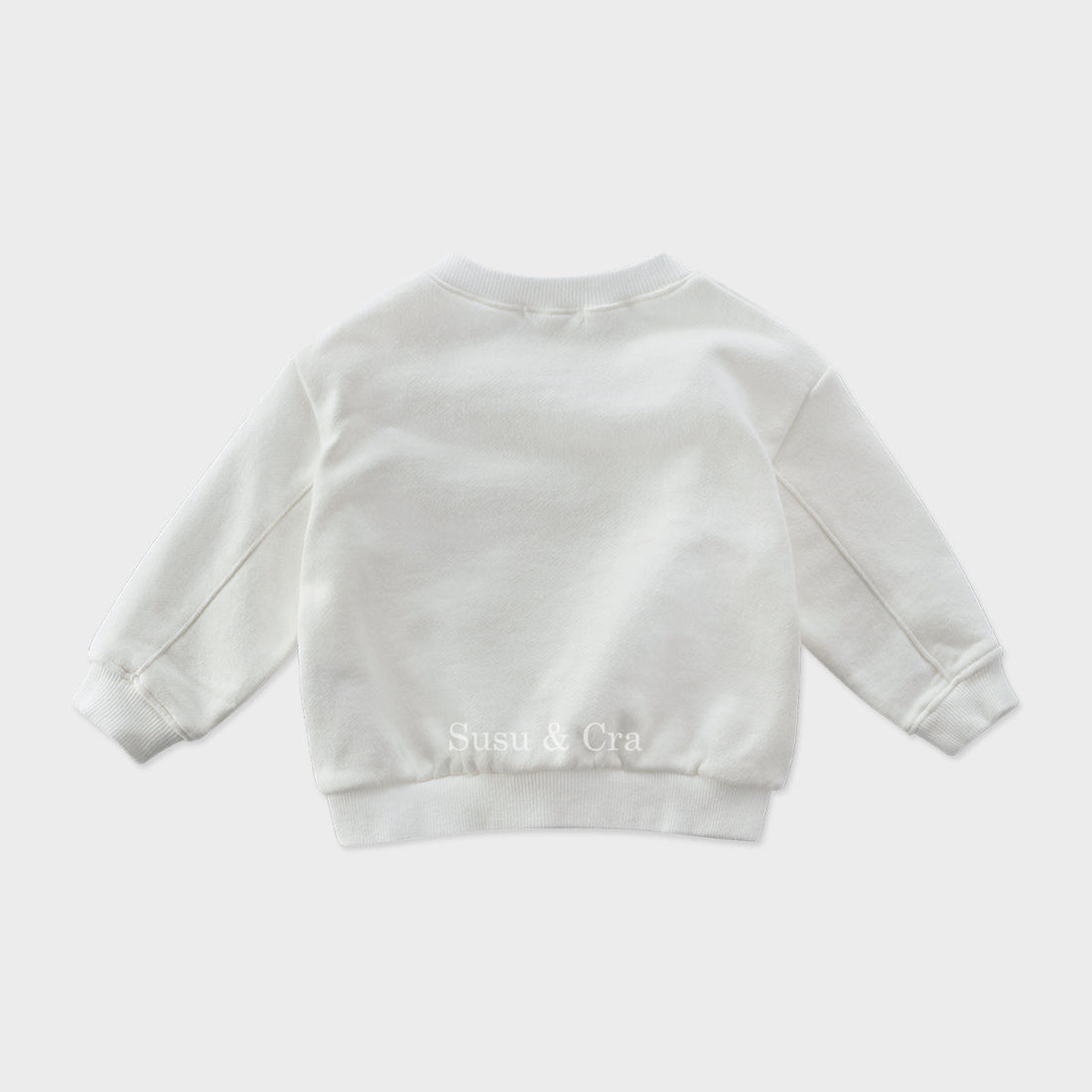 Susu and Cra sweatshirts Susu and Cra Mini Enrique Sweatshirt - White