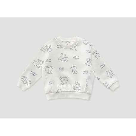 Susu and Cra sweatshirts Susu and Cra Rigolo Play Sweatshirt - White