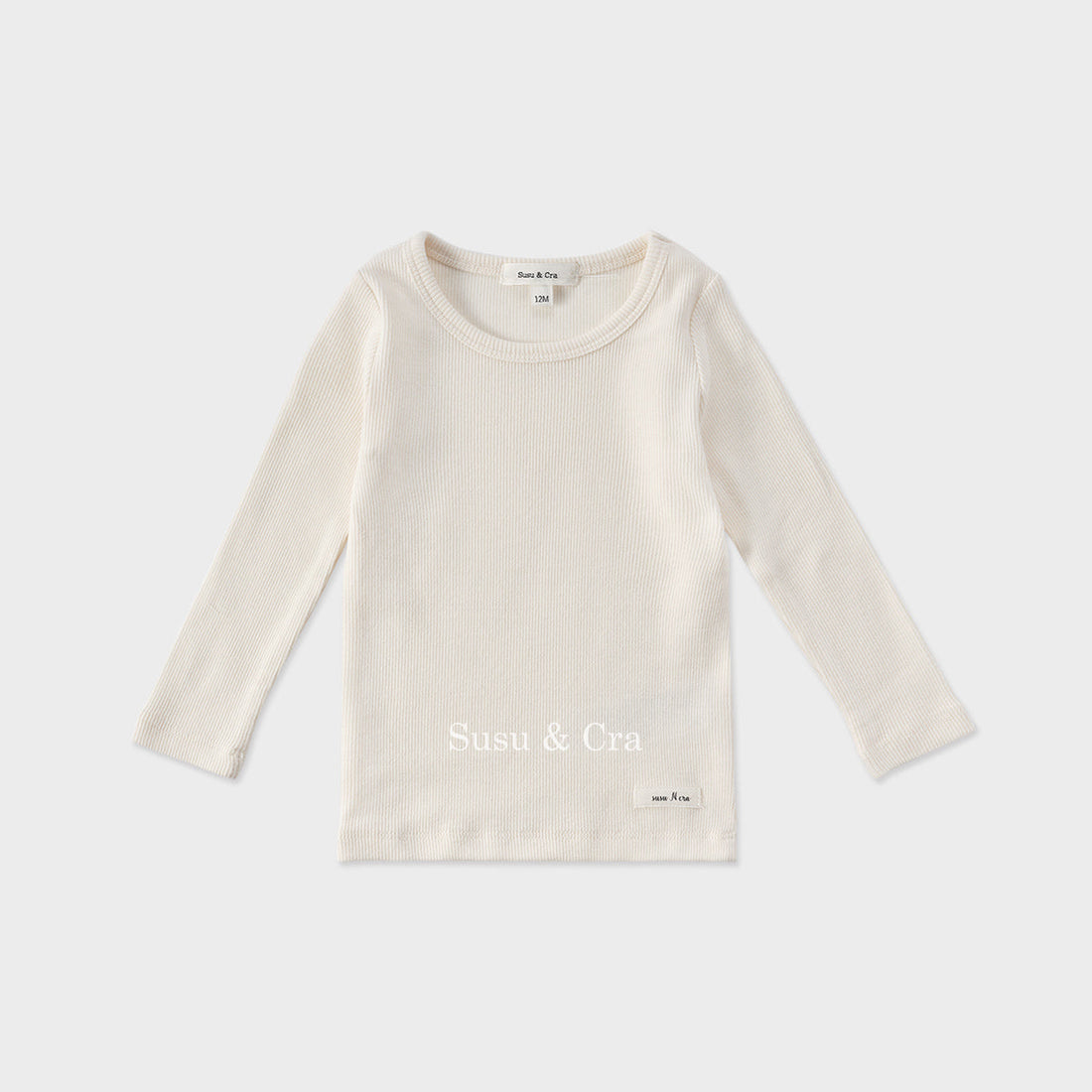 Susu and Cra tees Susu and Cra Mini Alba T-Shirts - Cream
