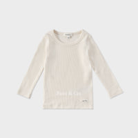 Susu and Cra tees Susu and Cra Mini Alba T-Shirts - Cream