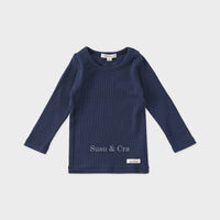 Susu and Cra tees Susu and Cra Mini Alba T-Shirts - Navy