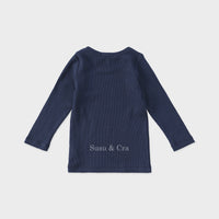 Susu and Cra tees Susu and Cra Mini Alba T-Shirts - Navy