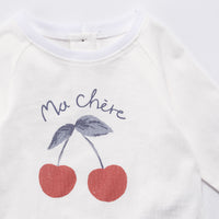 Susu and Cra tees Susu and Cra Mini Cherish T-Shirts - White
