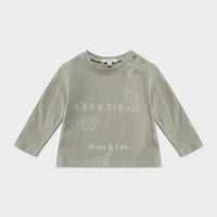Susu and Cra tees Susu and Cra Mini Shuba T-Shirts - Basil