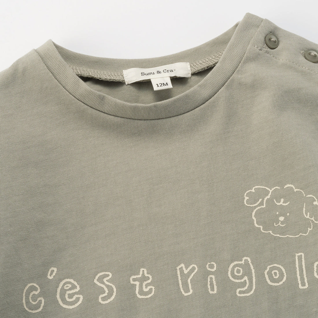 Susu and Cra tees Susu and Cra Mini Shuba T-Shirts - Basil