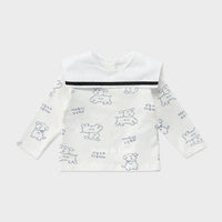 Susu and Cra tees Susu and Cra Rigolo Sailor T-Shirts - White