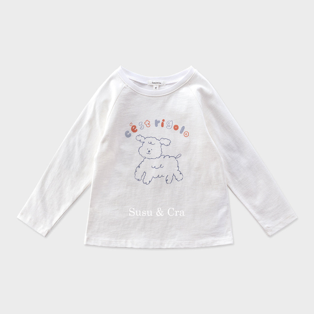 Susu and Cra tees Susu and Cra Rigolo T-Shirts - White