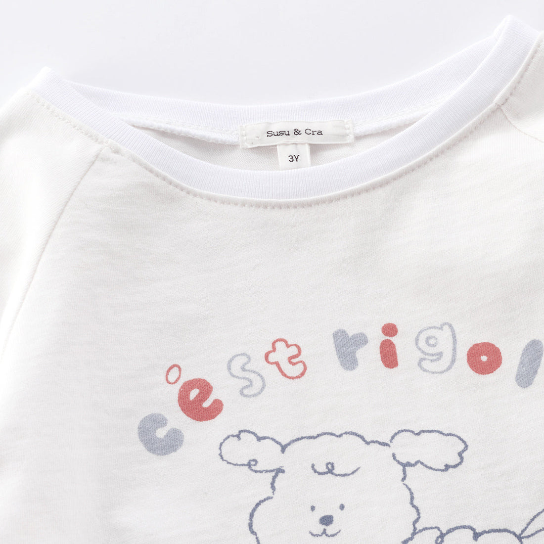 Susu and Cra tees Susu and Cra Rigolo T-Shirts - White