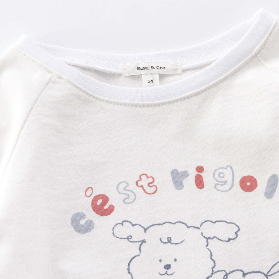 Susu and Cra tees Susu and Cra Rigolo T-Shirts - White