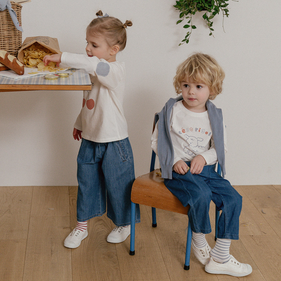 Susu and Cra tees Susu and Cra Rigolo T-Shirts - White
