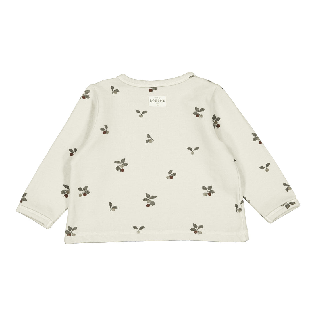 Studio Boheme Off White Plums Print Noe Sweatshirt