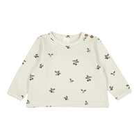 Studio Boheme Off White Plums Print Noe Sweatshirt