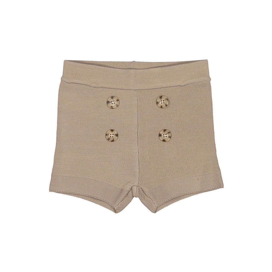 Sweet Threads bottoms Sweet Threads Knit Shorts Mocha