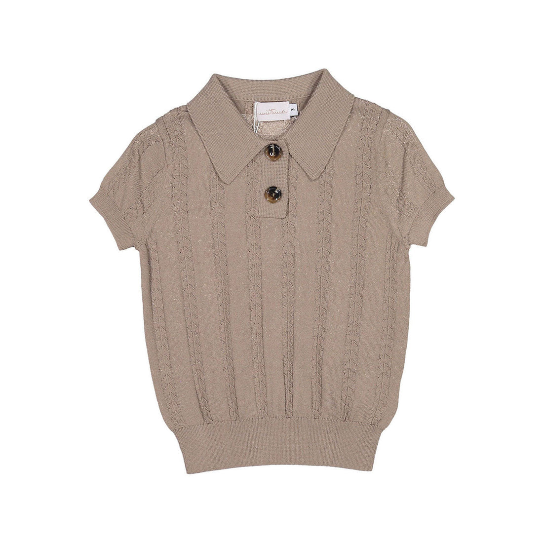Sweet Threads knitwear Sweet Threads Reagan Top Mocha
