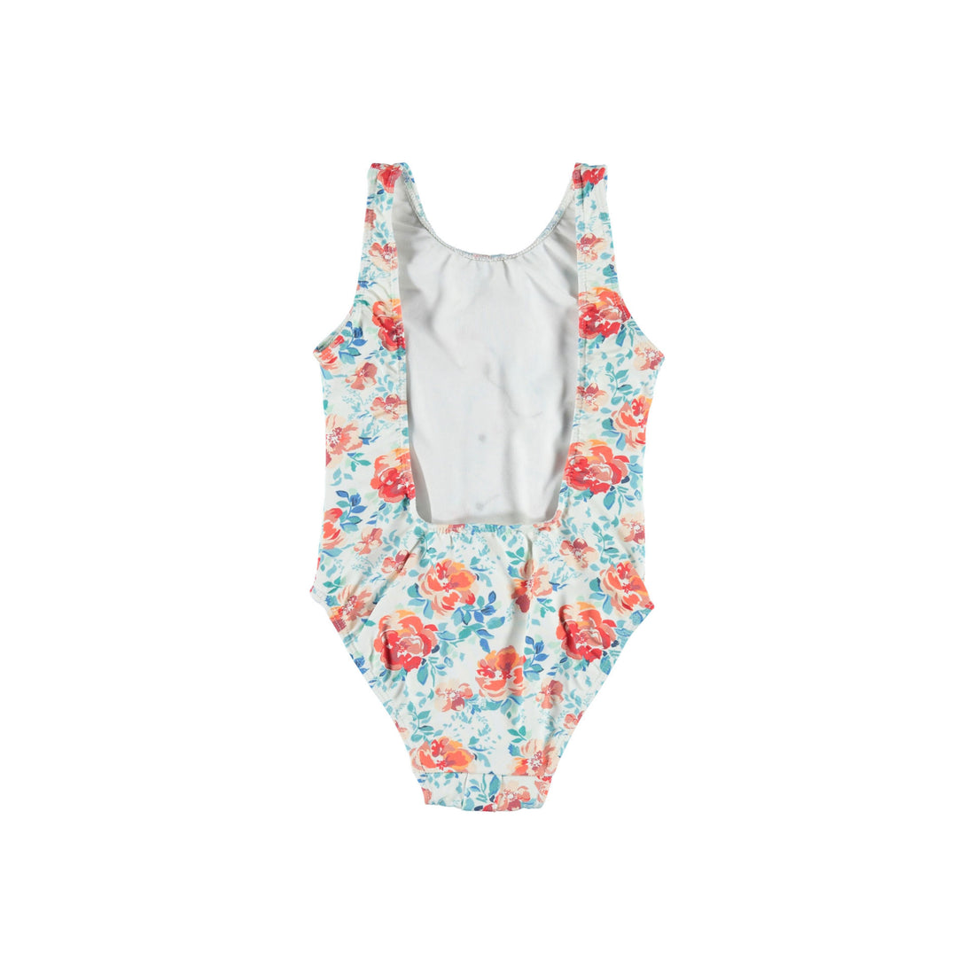 Piupiuchick Flowers Button Open Back Swimsuit