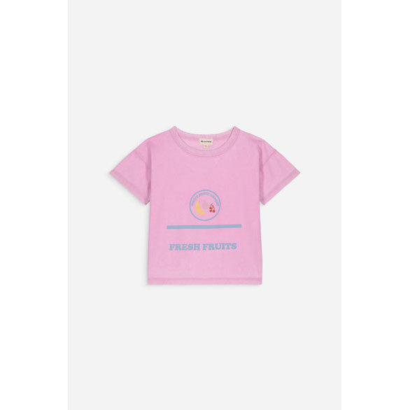 We are Kids Super Pink + Print Fresh Fruits Dylan Tee