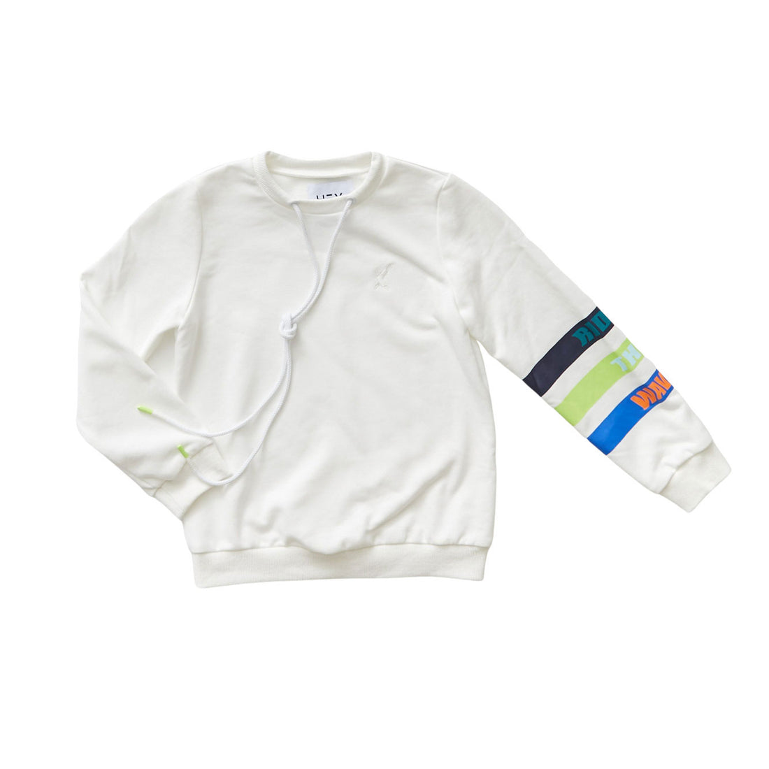 Hey kid Ride the Waves Sweatshirt- Blue