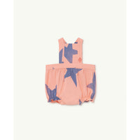 The Animals Observatory rompers The Animals Observatory Meerkat Baby Jumpsuit - Pink Stars