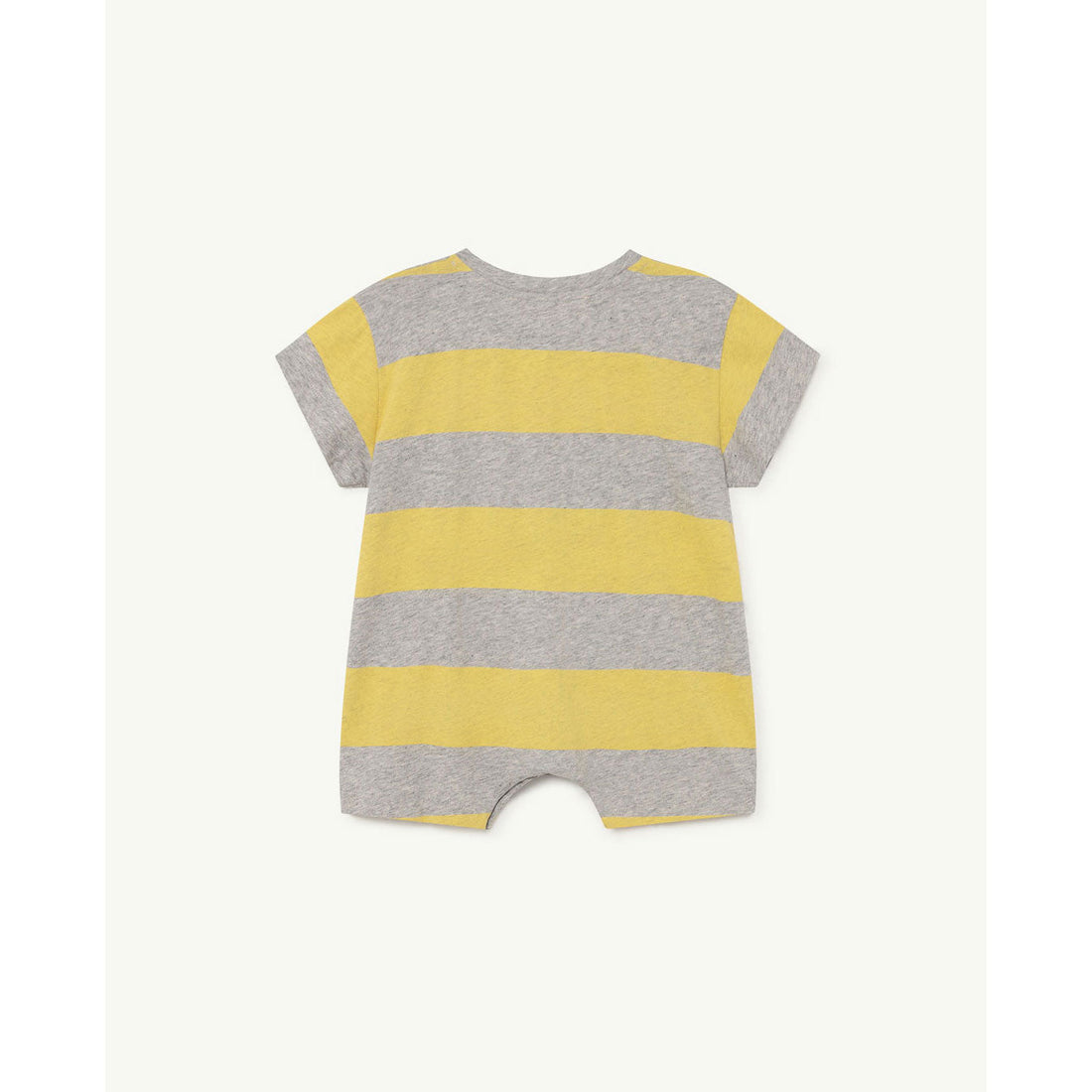 The Animals Observatory rompers The Animals Observatory Rabbit Baby Jumpsuit - Grey Stripe
