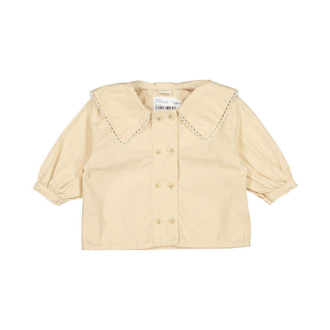 THE BEIGE blouses The Beige Beige Square Sailor Blouse
