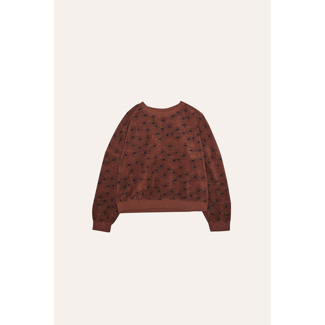 The Campamento Brown Daisies Sweatshirt