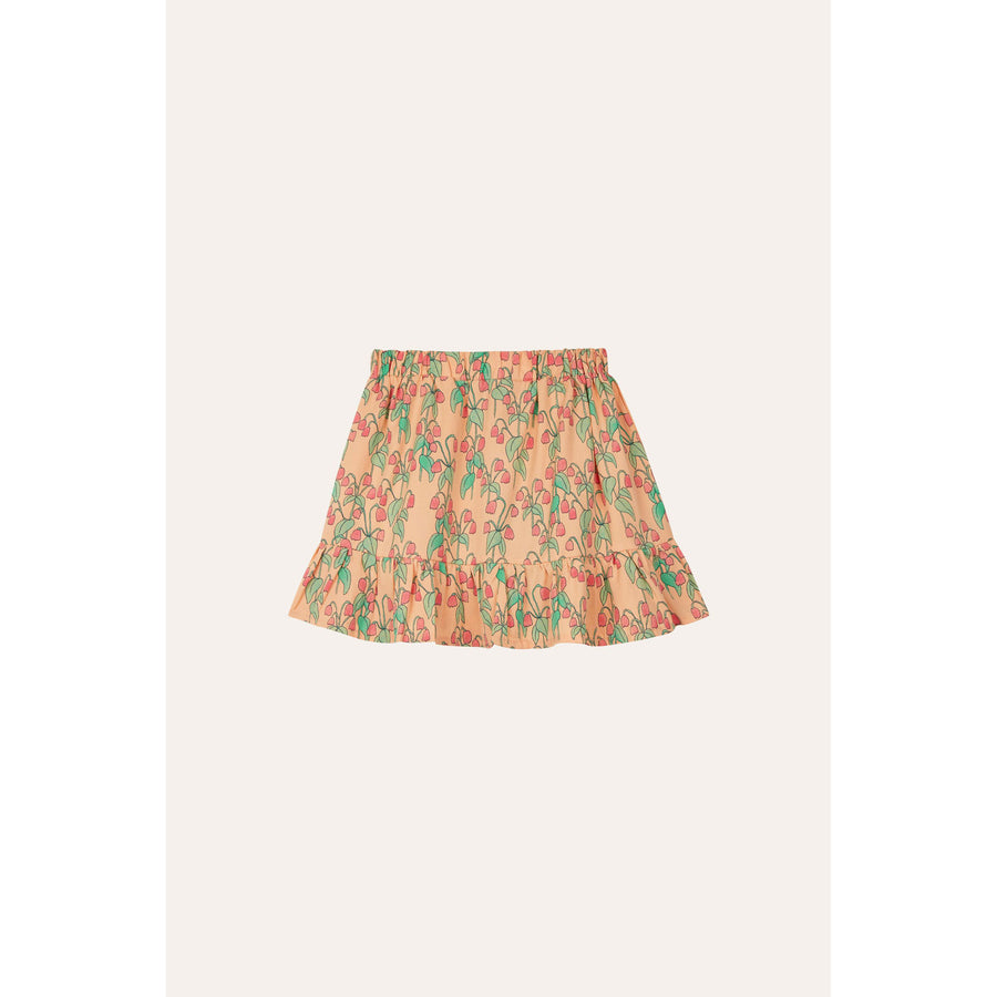 The Campamento Peach Flowers Skirt