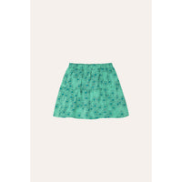 The Campamento Green Daisies Skirt
