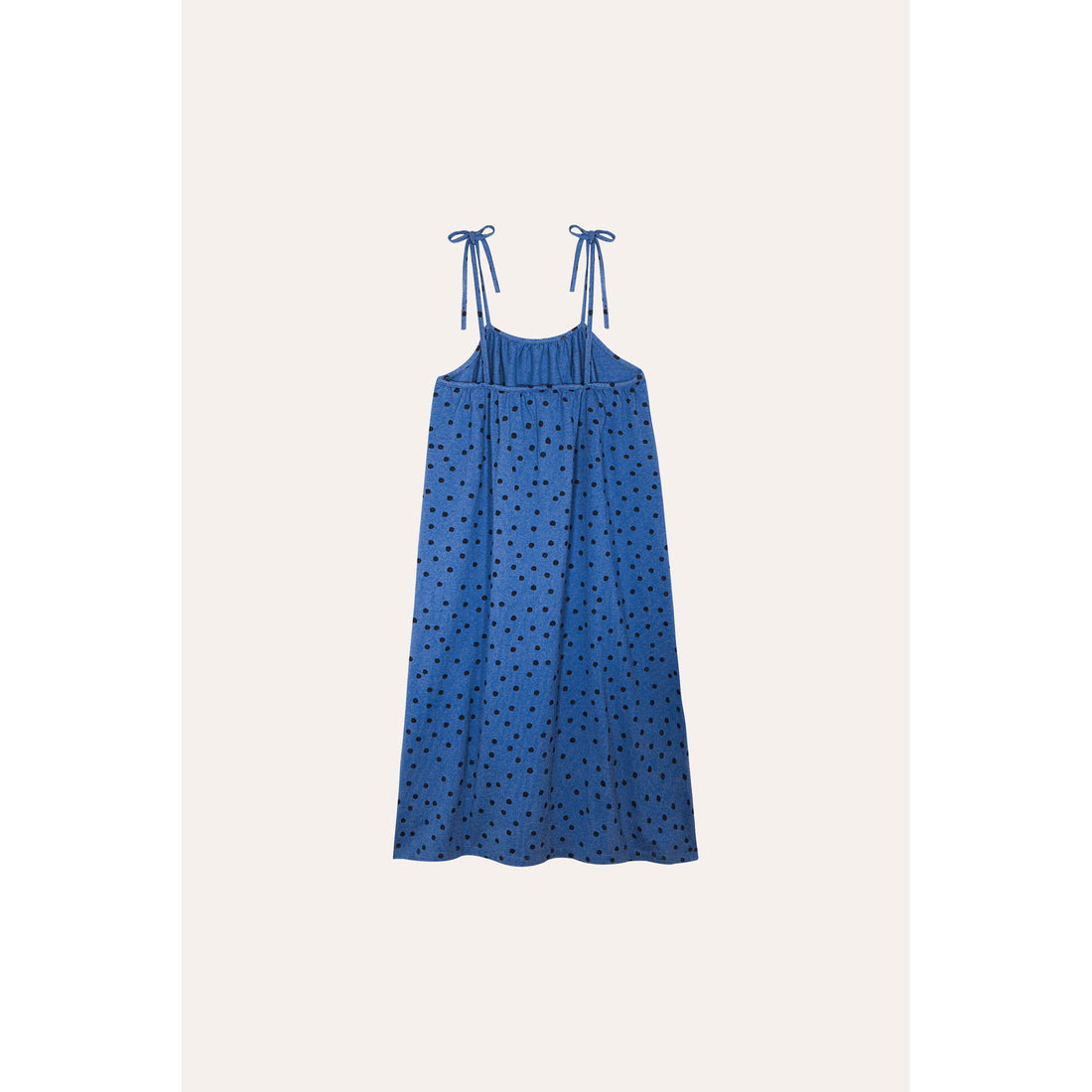 The Campamento Blue Dots Dress