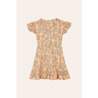 The Campamento Peach Flowers Dress