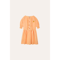 The Campamento Peach Embroidery Dress