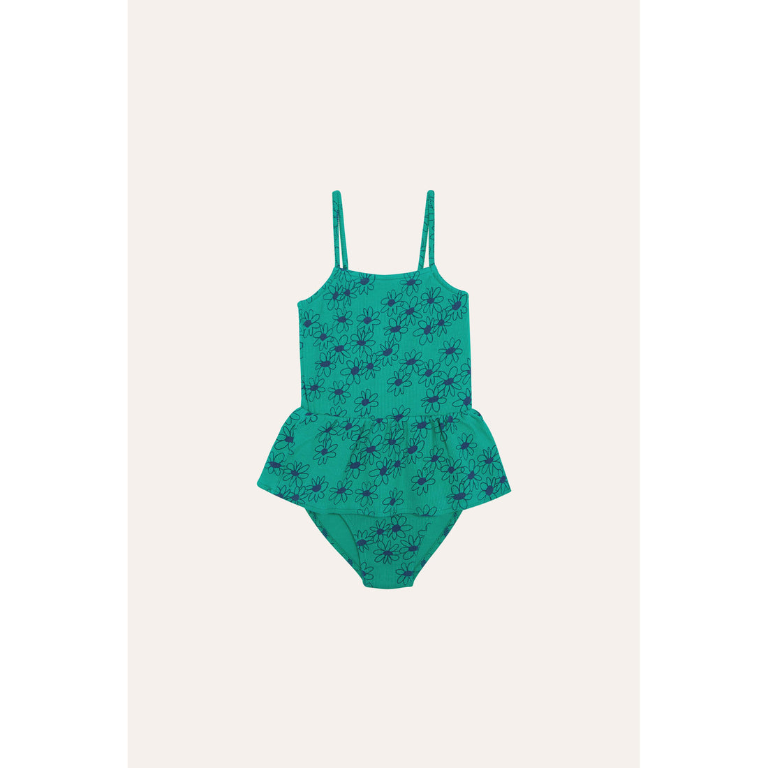 The Campamento Green Daisies Swimsuit